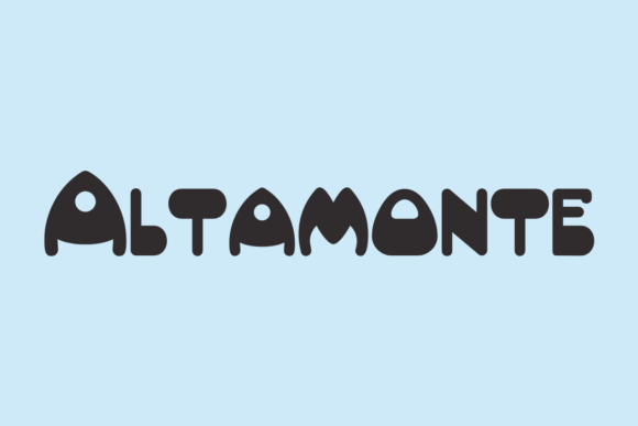 Altamonte: A Playful Display Font for Small Business Branding