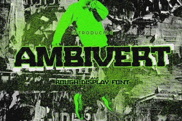 Ambivert: A Textured Slab Serif for Small Business Branding