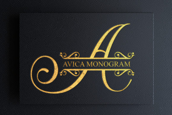 Avica Monogram Brings Elegant Typography to Digital Brand Experiences