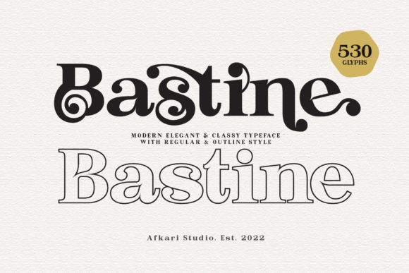 Bastine: A Modern Serif Typeface for Polished Web Design
