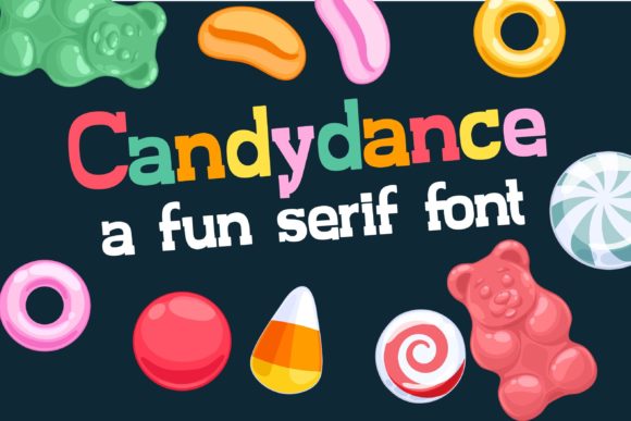 Candydance: A Playful Serif Font for Small Business Branding