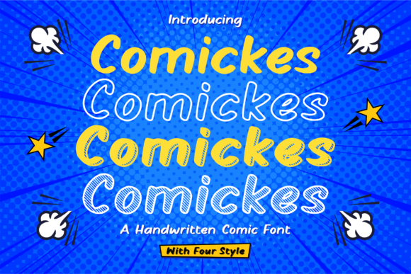 Comickes: A Playful Display Font for Digital Projects