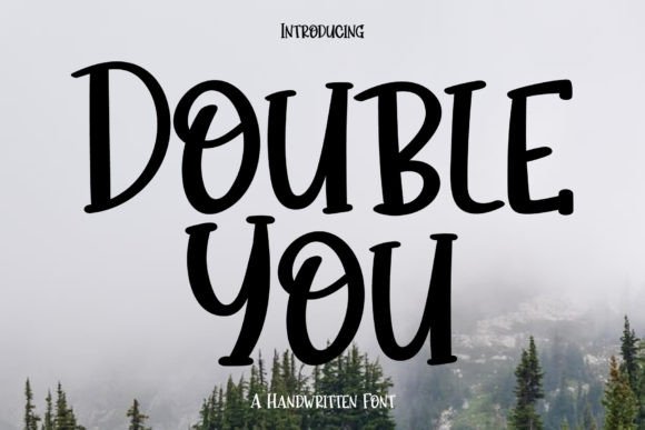 Double You: A Serif Font for Handmade Labels and Branding