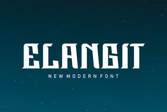 Elangit Font: Bold Slab Serif for Small Business Branding