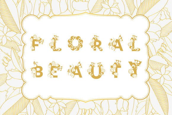 Floral Beauty: A Decorative Font That Made My Campaign Visuals Instantly Clearer