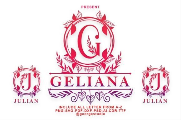 Geliana Monogram: A Decorative Font That Brings Elegance to Real Branding Projects