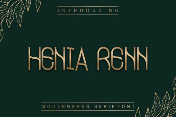 Henia Renn: A Sleek Sans Serif That Transformed My Brand