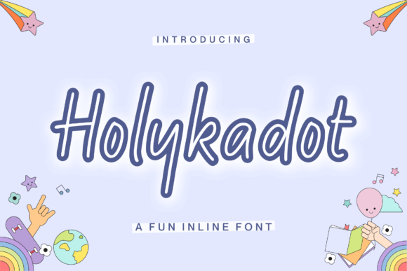 Holykadot: A Playful Display Font for Handmade Labels and Craft Projects