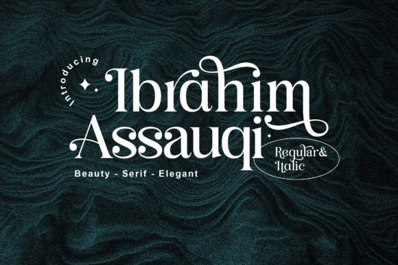 Ibrahim Assauqi: A Serif Font with Editorial Elegance