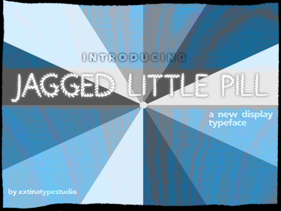 Jagged Little Pill: A Decorative Typeface That Elevates Small Business Branding
