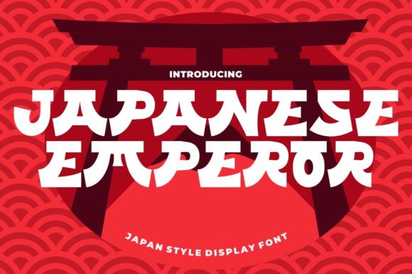 Japanese Emperor: A Unique Display Font for Handmade Products and Printables