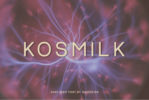 Kosmilk Sans Serif Font: Perfect for Handmade Labels and Packaging