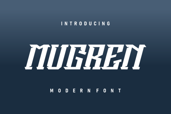 Mugren: A Bold Serif Font That Elevates Branding Projects