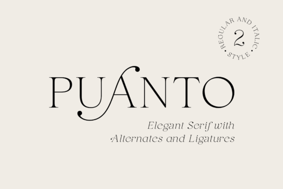 Puanto Font: A Lightweight Serif for Digital Marketers