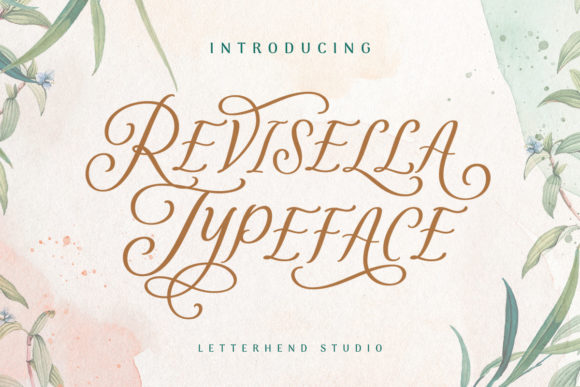 Revisella: A Display Font Built for Scroll-Stopping Visuals
