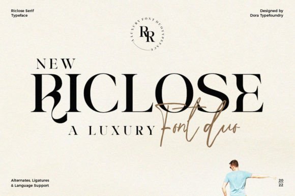 Riclose Duo: A Serif and Script Pair for Thoughtful Editorial Design