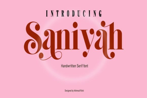 Saniyah Font Review for Modern Web Designers