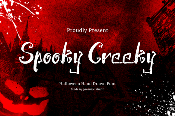 Spooky Creeky: Hand Drawn Slab Serif Font for Campaigns