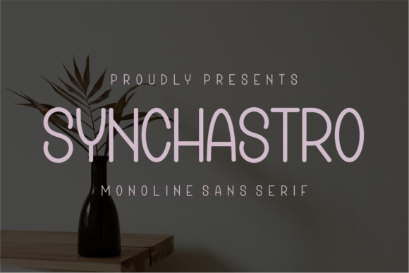 Synchastro: A Modern Sans Serif Font for Editorial Design