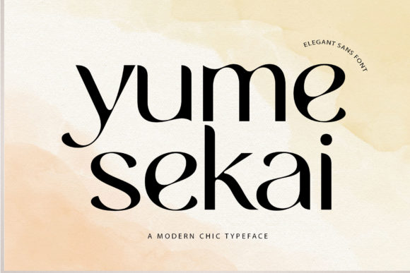 Yumesekai: A Vintage Sans Serif Font for Handmade Sellers